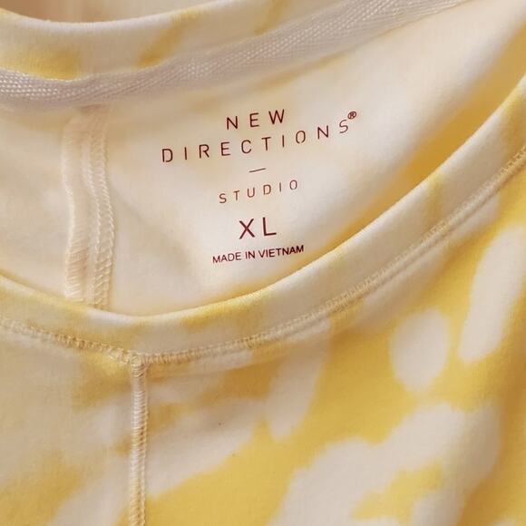 BUNDLE OF New Directions floral super soft peplum tank and tee shirts size XL - Picture 3 of 8